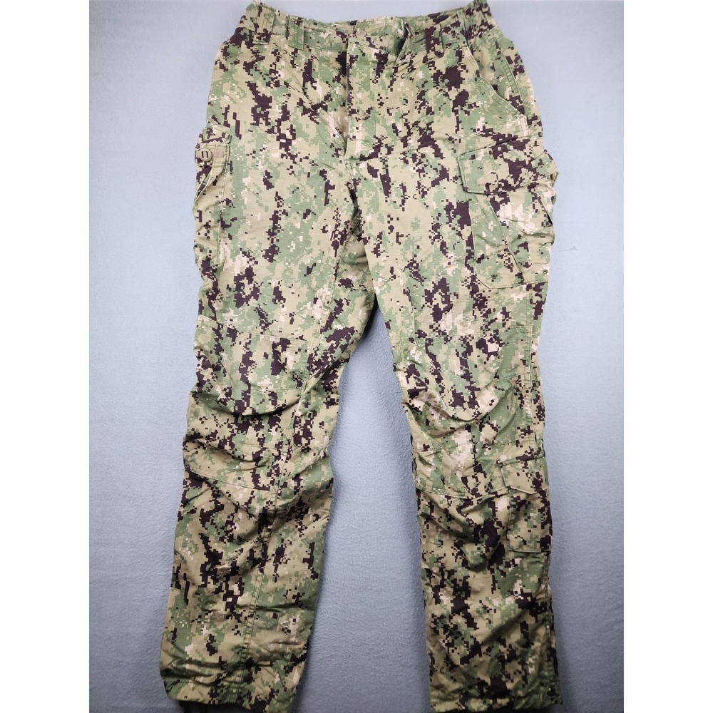 US Navy Pants Mens Large XLong NWU Type III Camo Cargo Work Digital Seals
